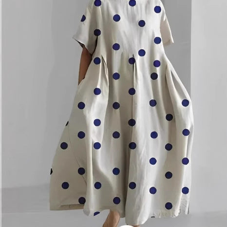 Women's Round Neck Fashion Short Sleeve Dress